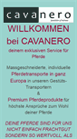 Mobile Screenshot of cavanero.com