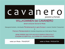 Tablet Screenshot of cavanero.com